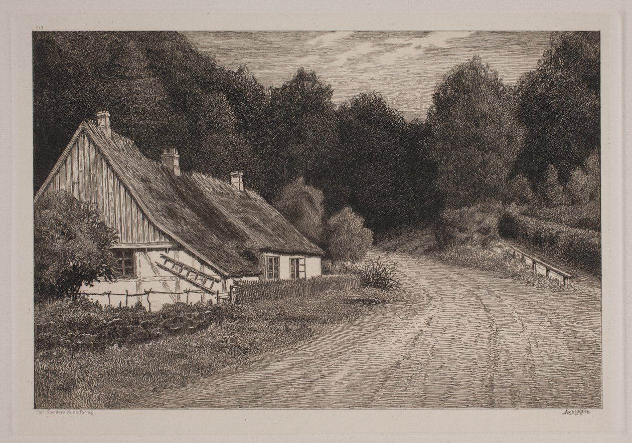 Danish : Ferme dans la forêt - Axel Holm