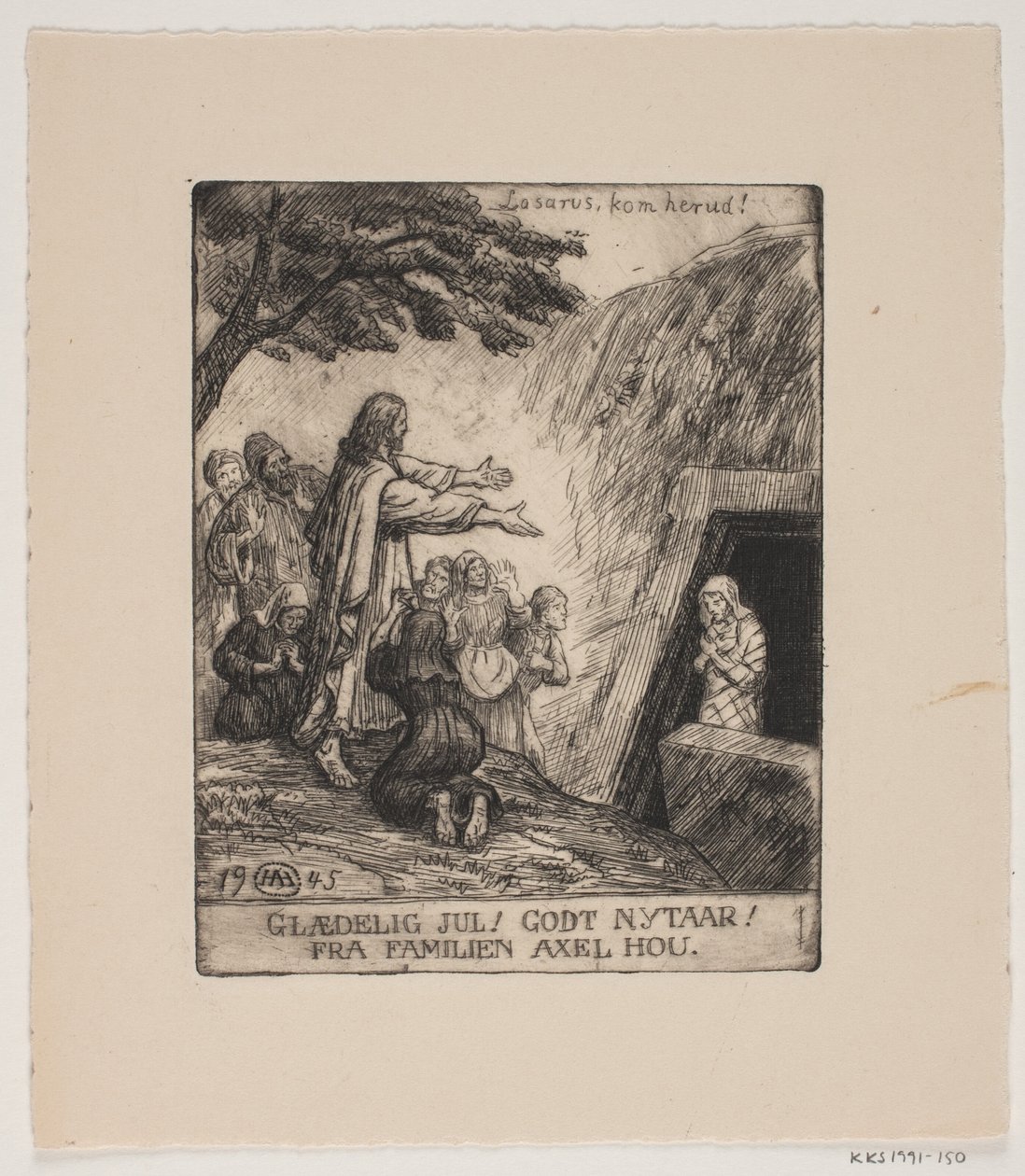 Carte de Noël et du Nouvel An - Axel Hou