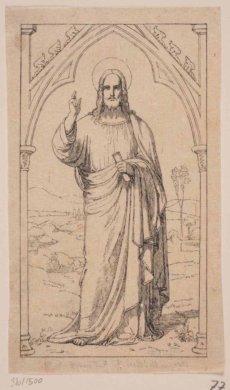 Christ bénissant - Axel Theodor Kittendorff