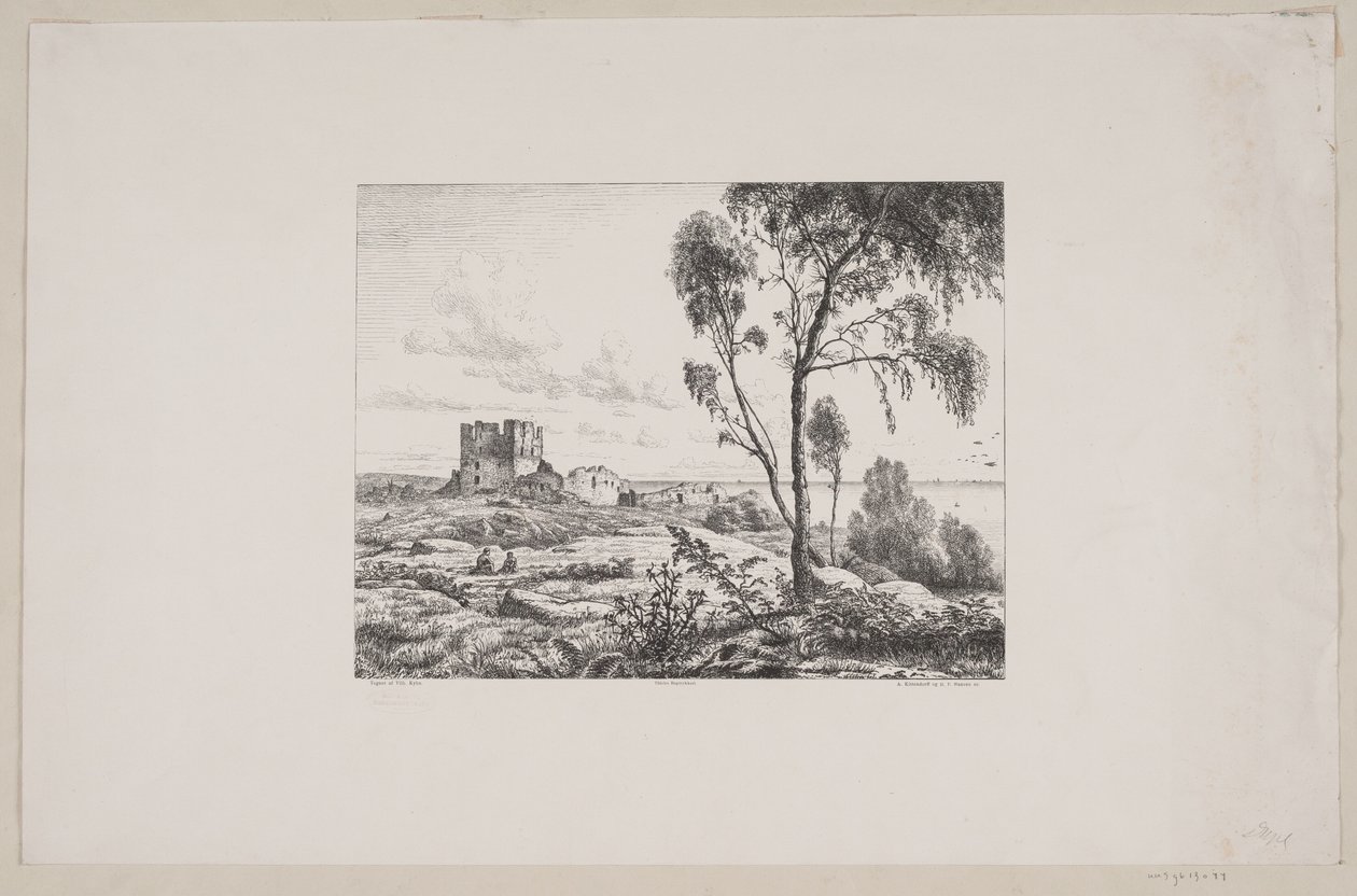 Partie près de Hammershus - Axel Theodor Kittendorff