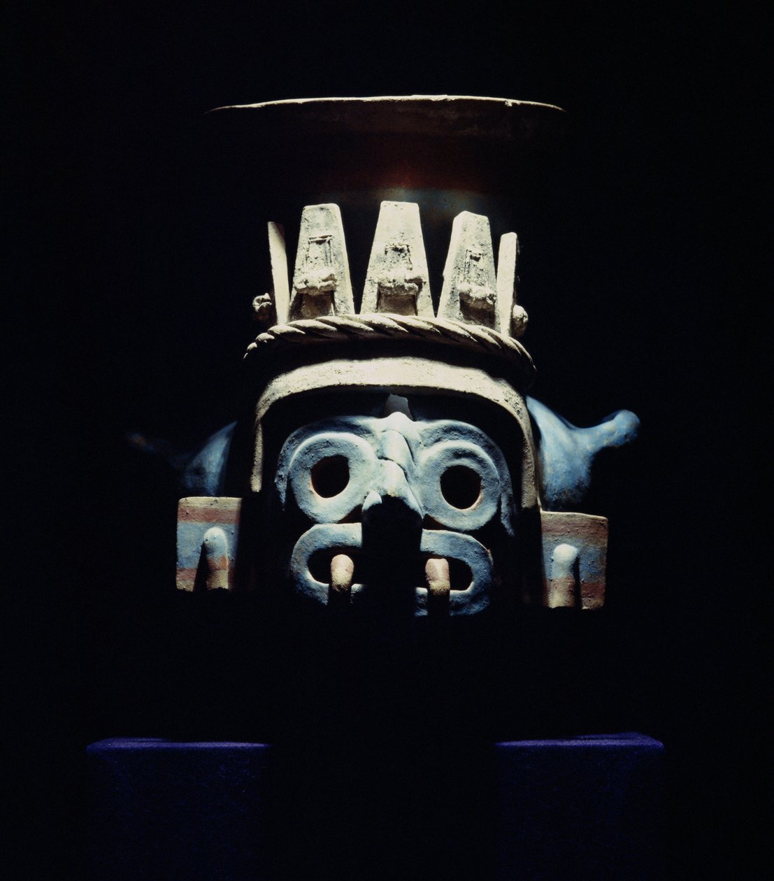 Brasero représentant Tlacoc, Période Postclassique Tardive - Aztec