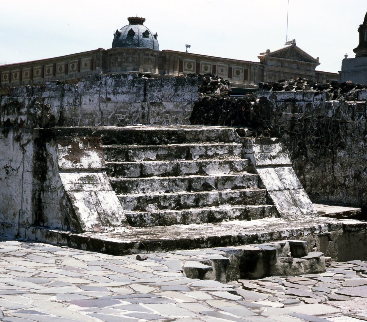 Patio nord du Temple A, Templo Mayor, période postclassique tardive - Aztec