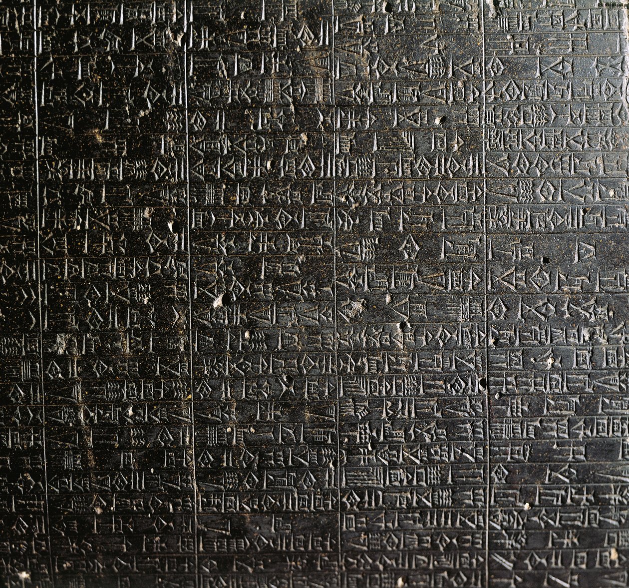 Stèle en diorite avec le Code de Hammurabi - Babylonian