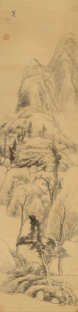 Paysage dans le style de Huang Gongwang (1269-1354) - Bada Shanren