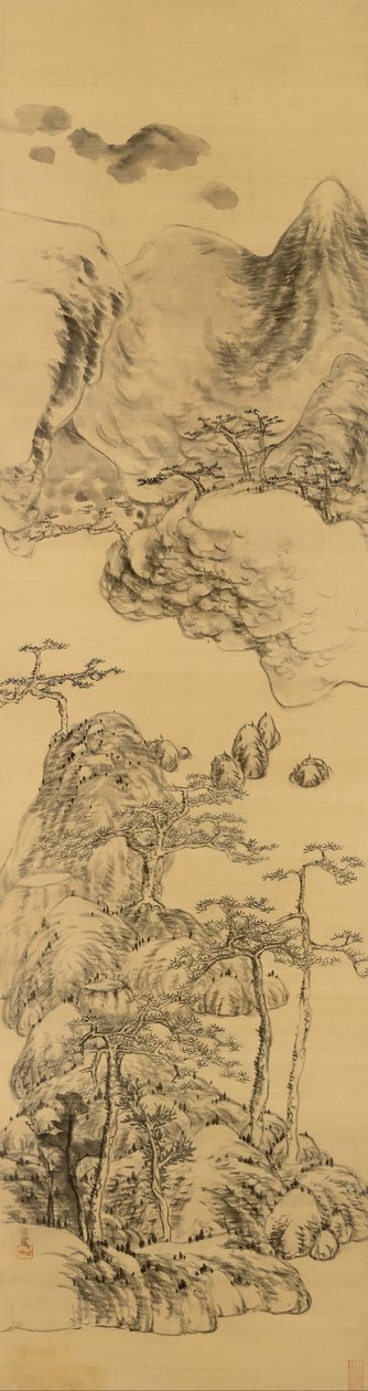 Paysage dans le style de Wu Zhen (1280-1354) - Bada Shanren