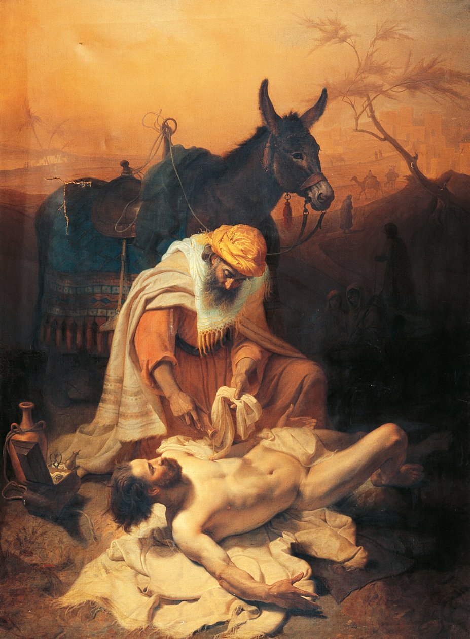 La parabole du Samaritain - Baldassare Verazzi