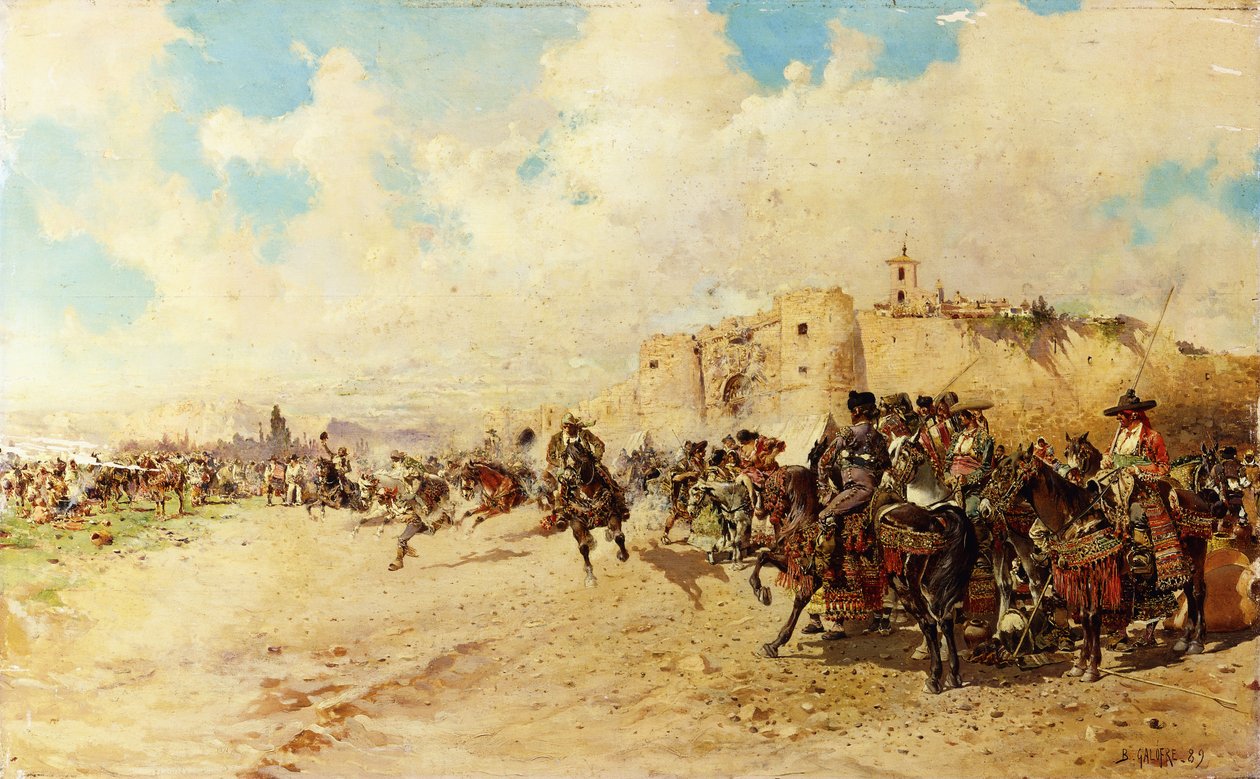La foire des gitans, 1889 - Baldomero Gallofre Ximenis