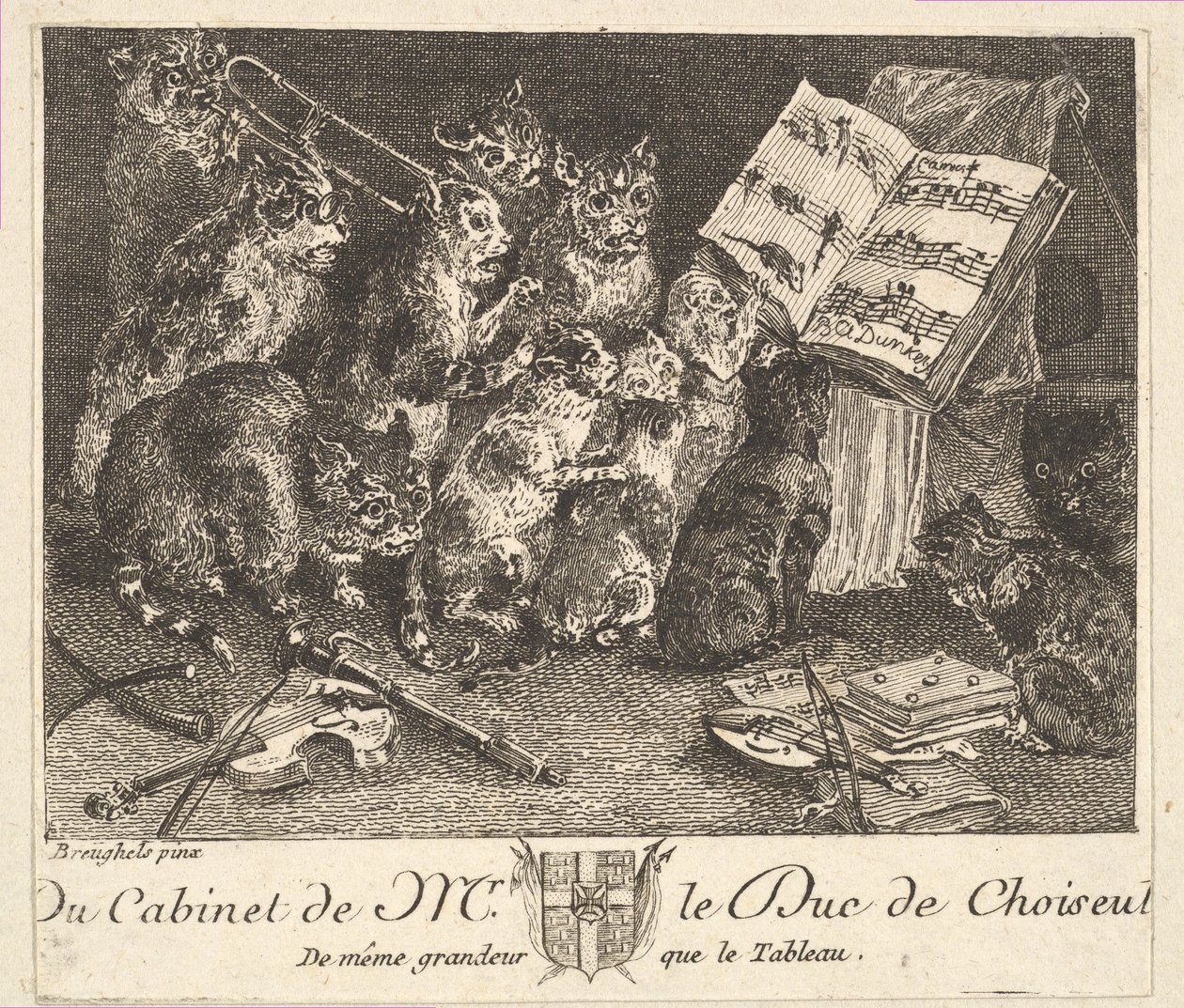 Concert de chats - Balthasar Anton Dunker