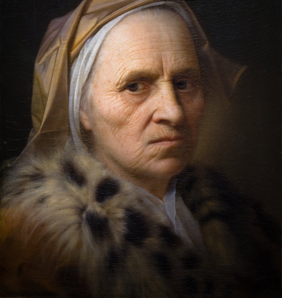 Vieille femme (détail) - Balthasar Denner