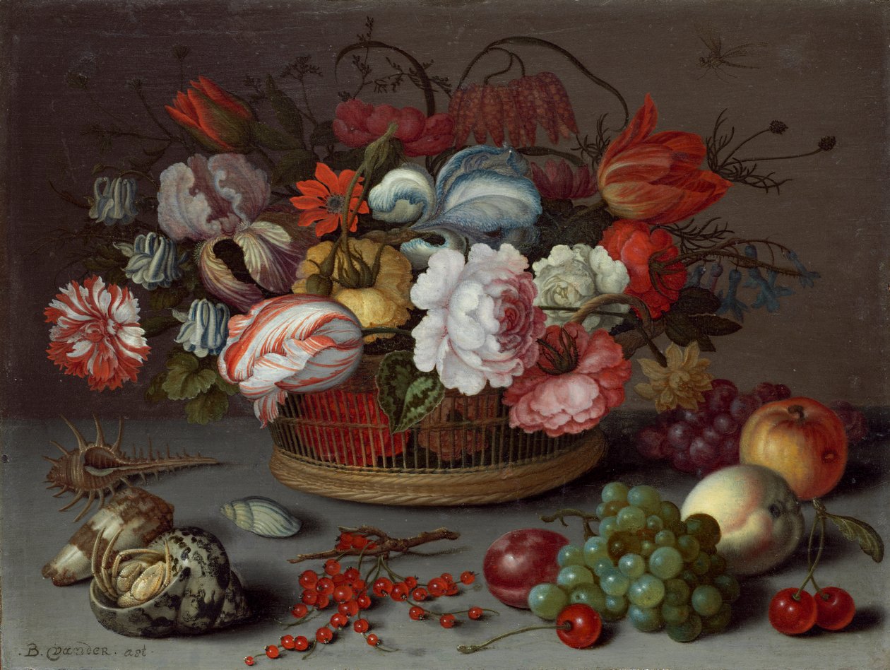 Panier de fleurs - Balthasar van der Ast
