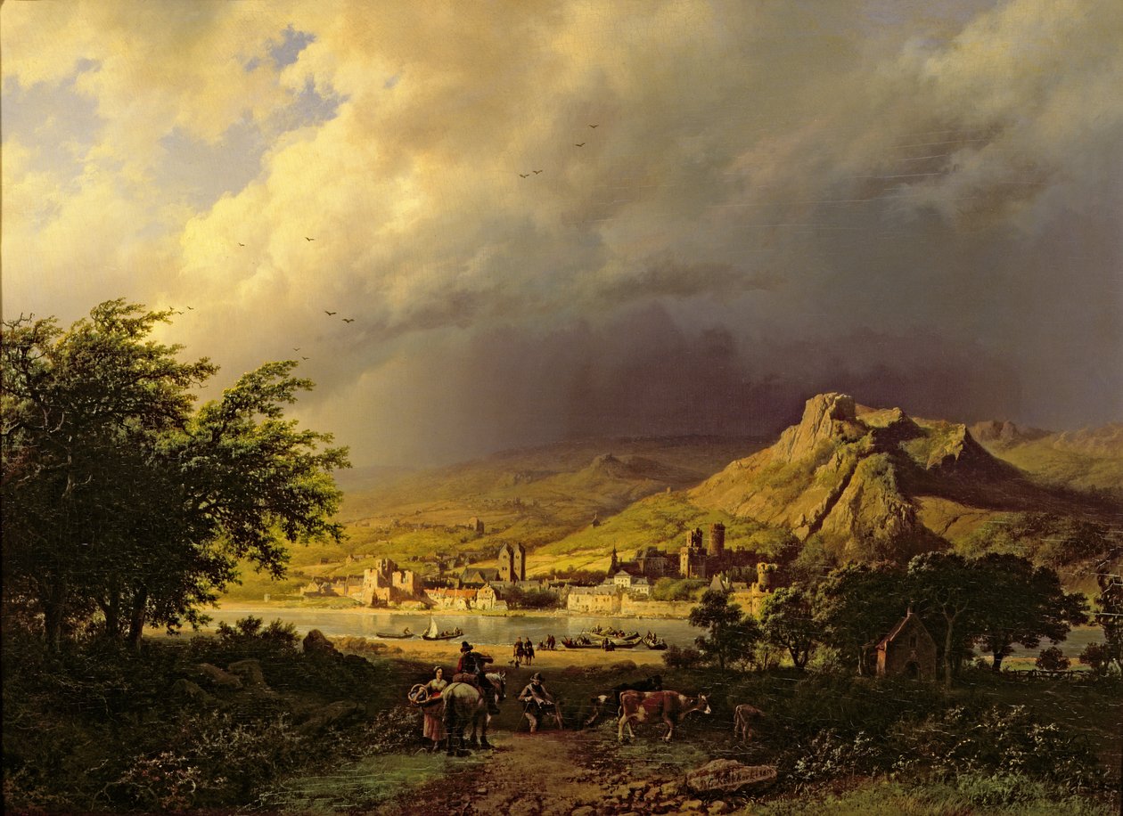 Une tempête imminente - Barend Cornelis Koekkoek