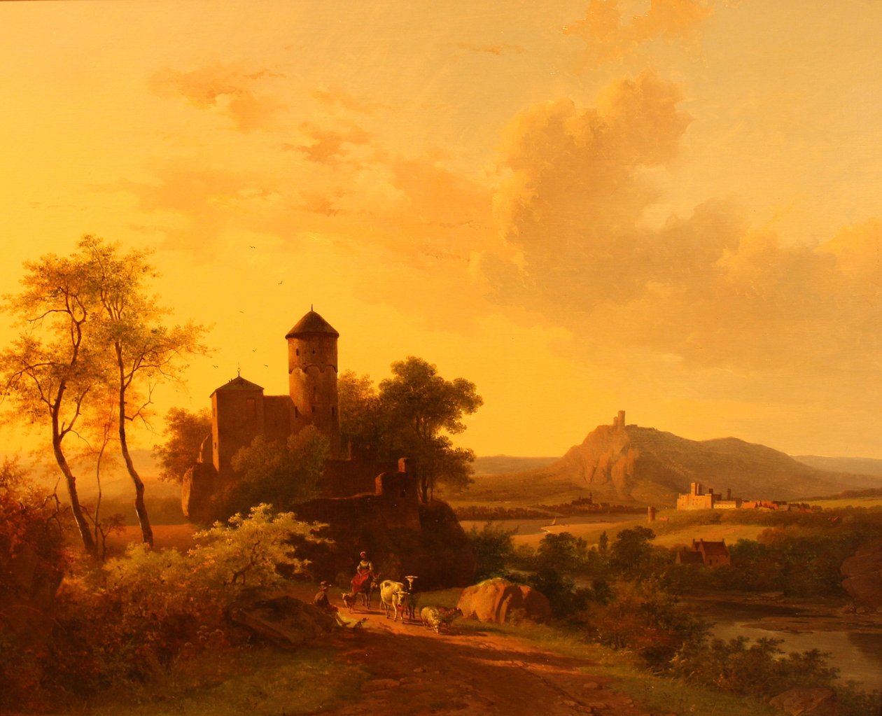 Matin en Thuringe - Barend Cornelis Koekkoek