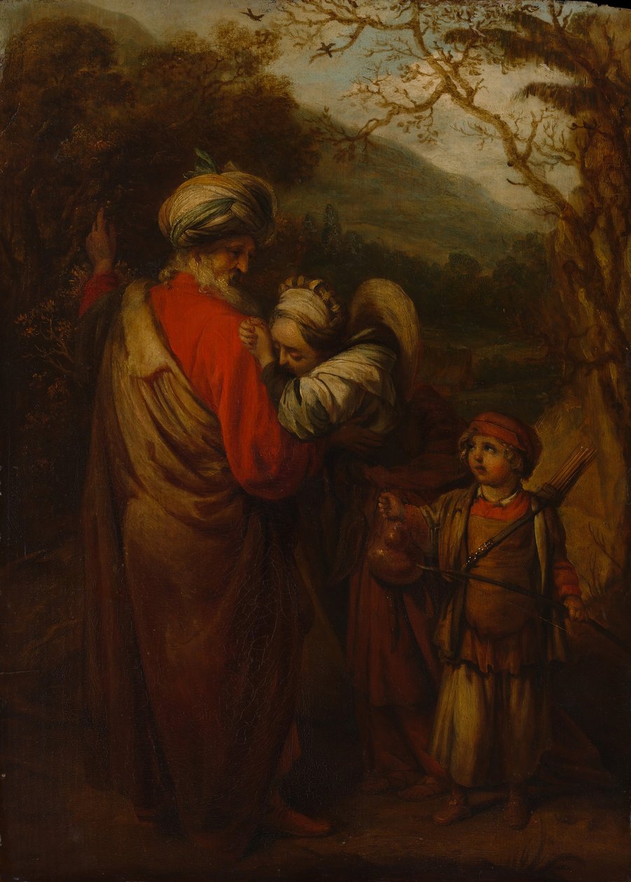 Abraham renvoyant Agar et Ismaël, 1658 - Barent Fabritius