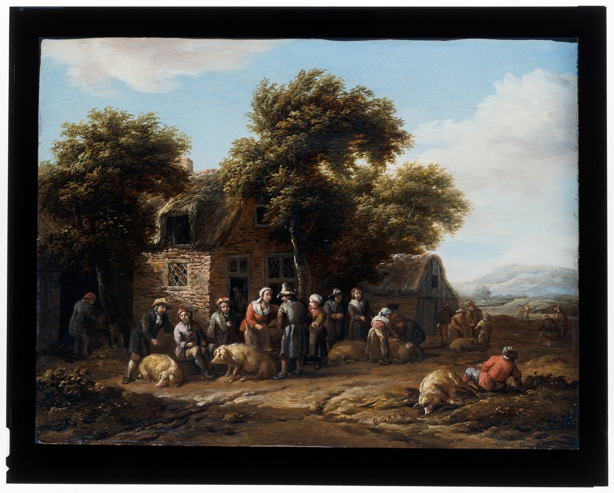 Le marché aux cochons - Barent Gael