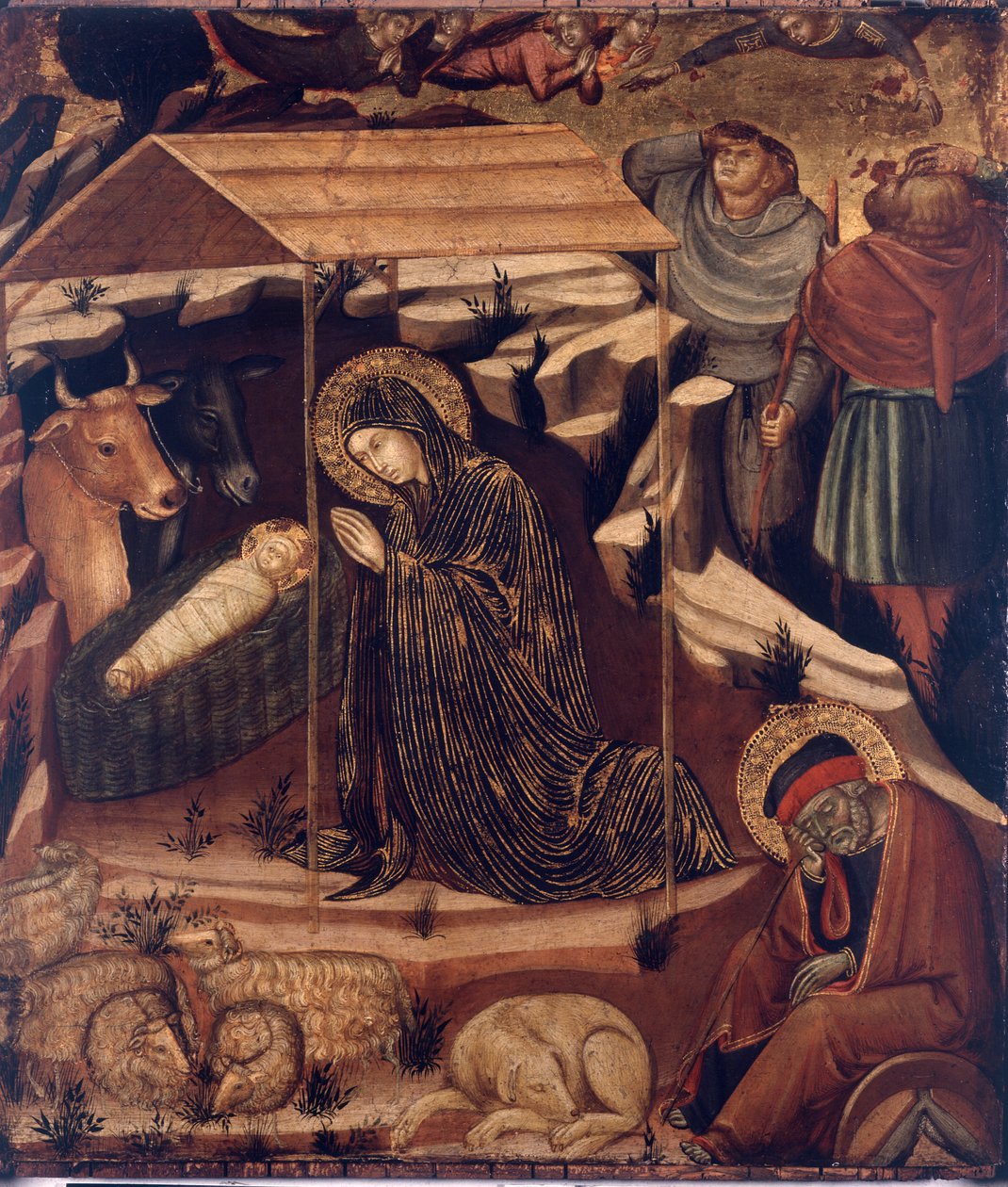 Adoration des bergers, c.1375-79 - Barnaba da Modena