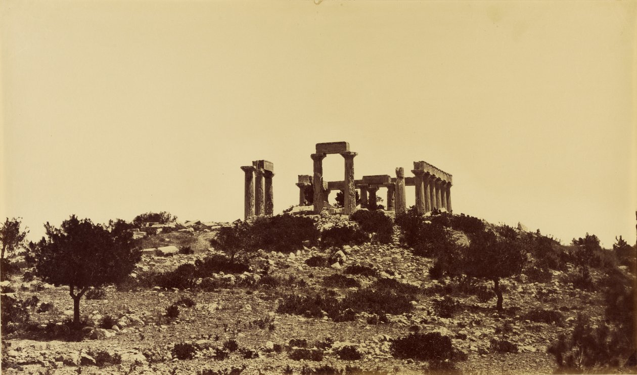 Temple de Jupiter à Égine. - Baron Paul des Granges
