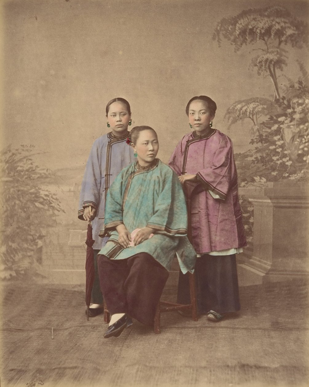 Filles de Shanghai, années 1870 - Baron Raimund von Stillfried