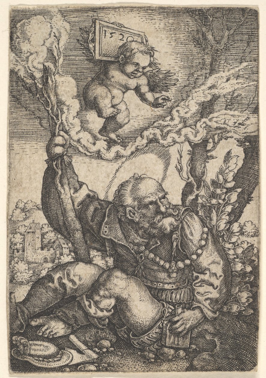 Saint Christophe, début du 16ème siècle - Barthel Beham