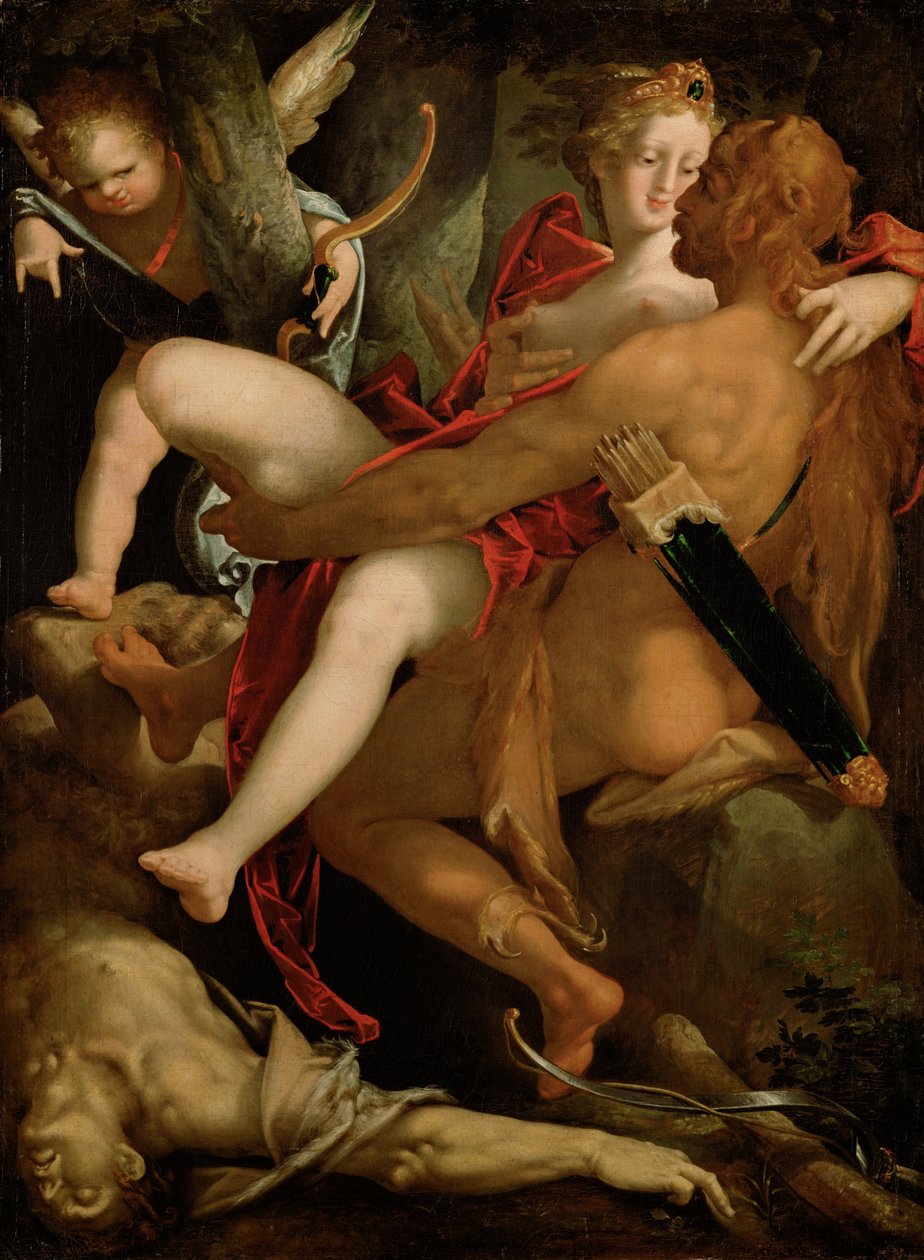 Hercule, Déjanire et le centaure Nessus - Bartholomaeus Spranger