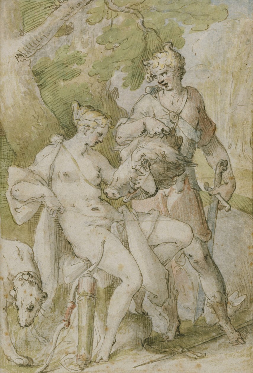 Scène mythologique - Bartholomaeus Spranger