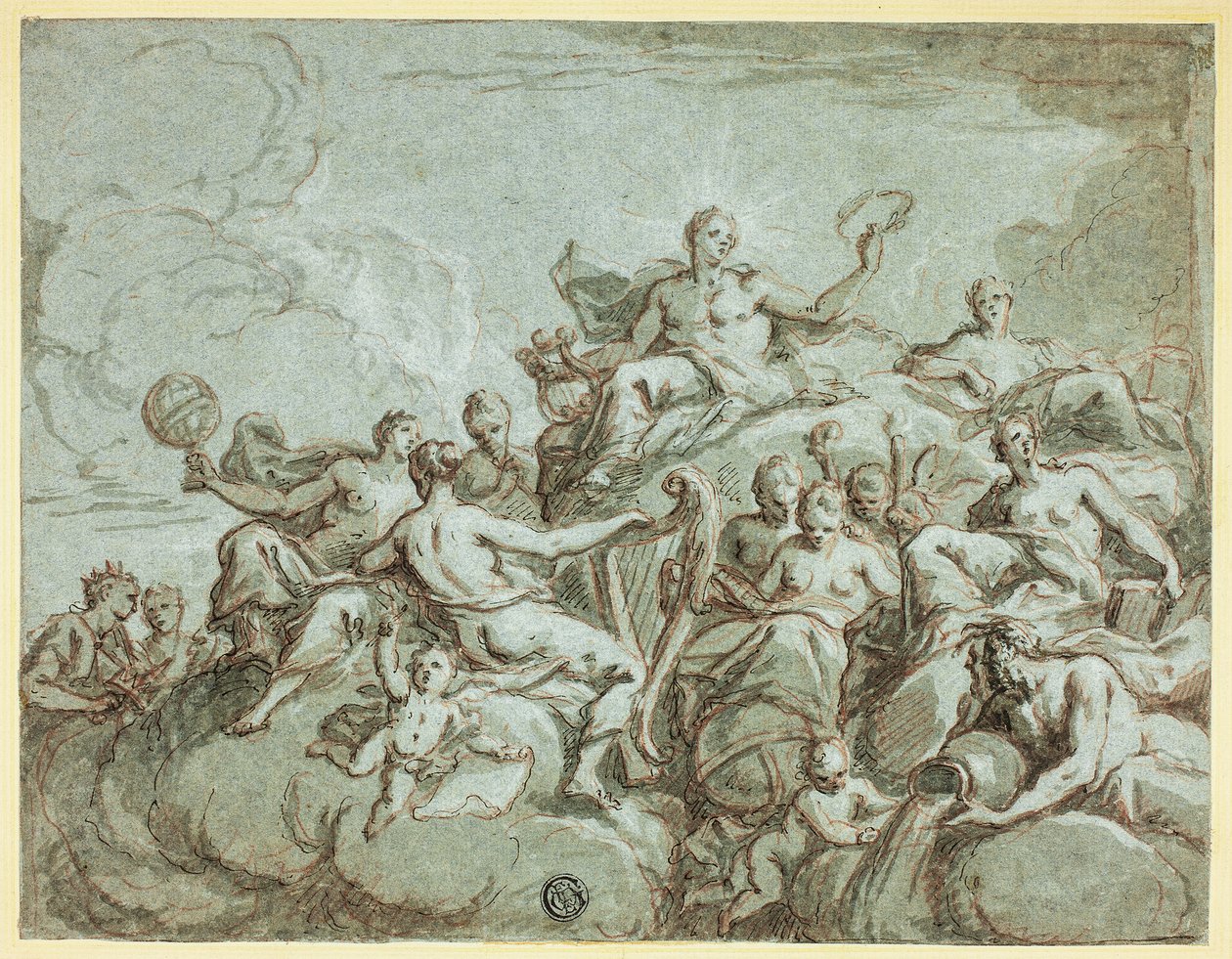 Apollon et les Muses - Bartholomaeus Spranger