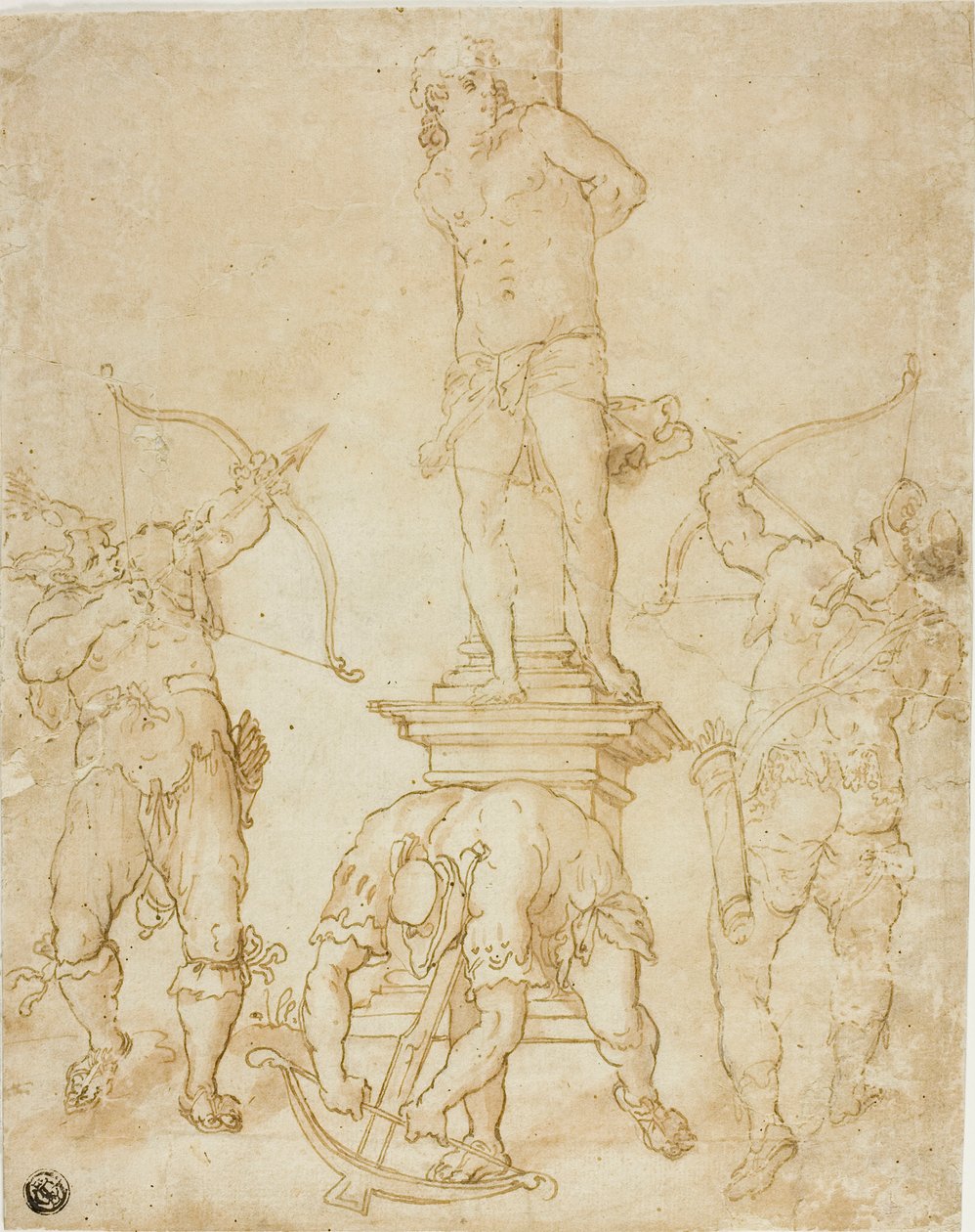 Martyr de Saint Sébastien - Bartholomaeus Spranger