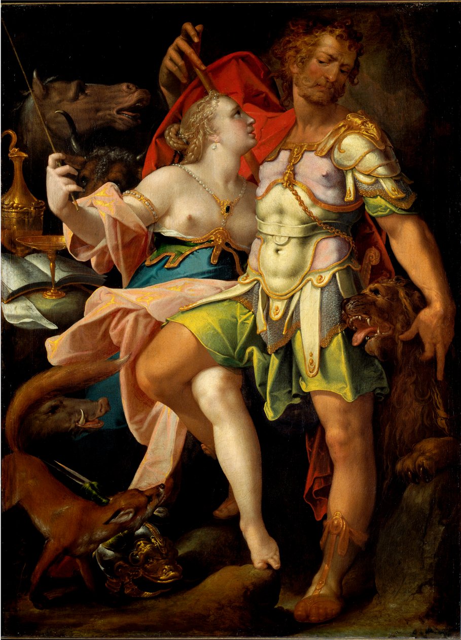 Ulysse et Circé la magicienne - Bartholomaeus Spranger