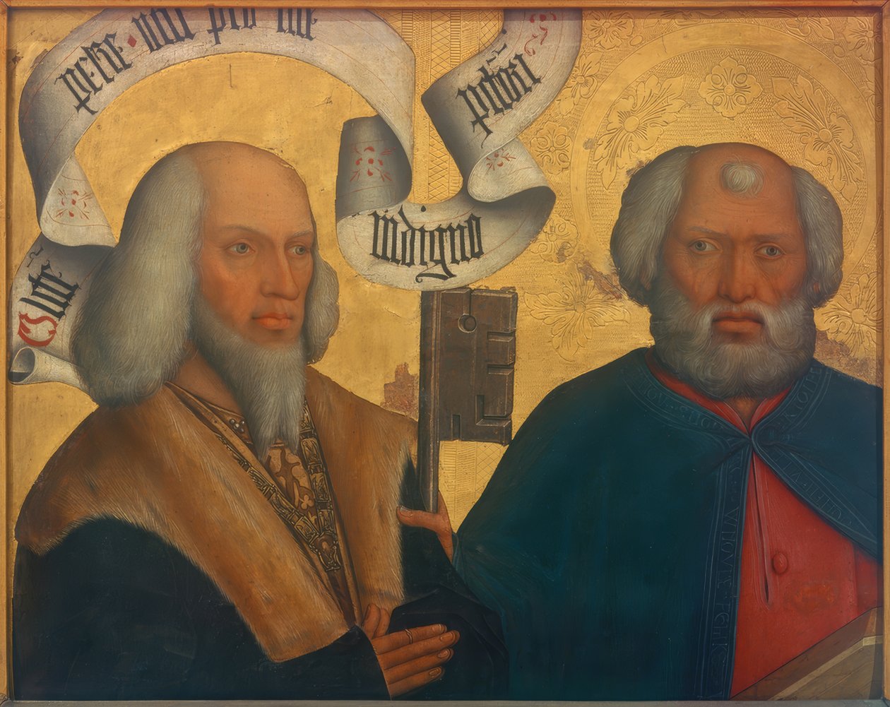 Peter v. Hewen avec Saint Pierre - Bartholomäus Zeitblom