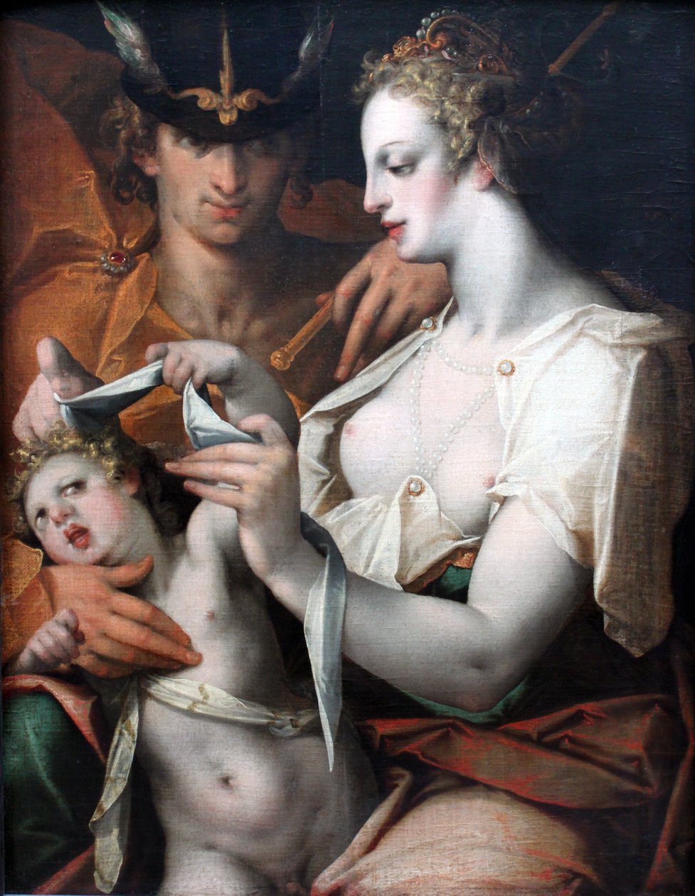 Vénus et Mercure bandent les yeux d