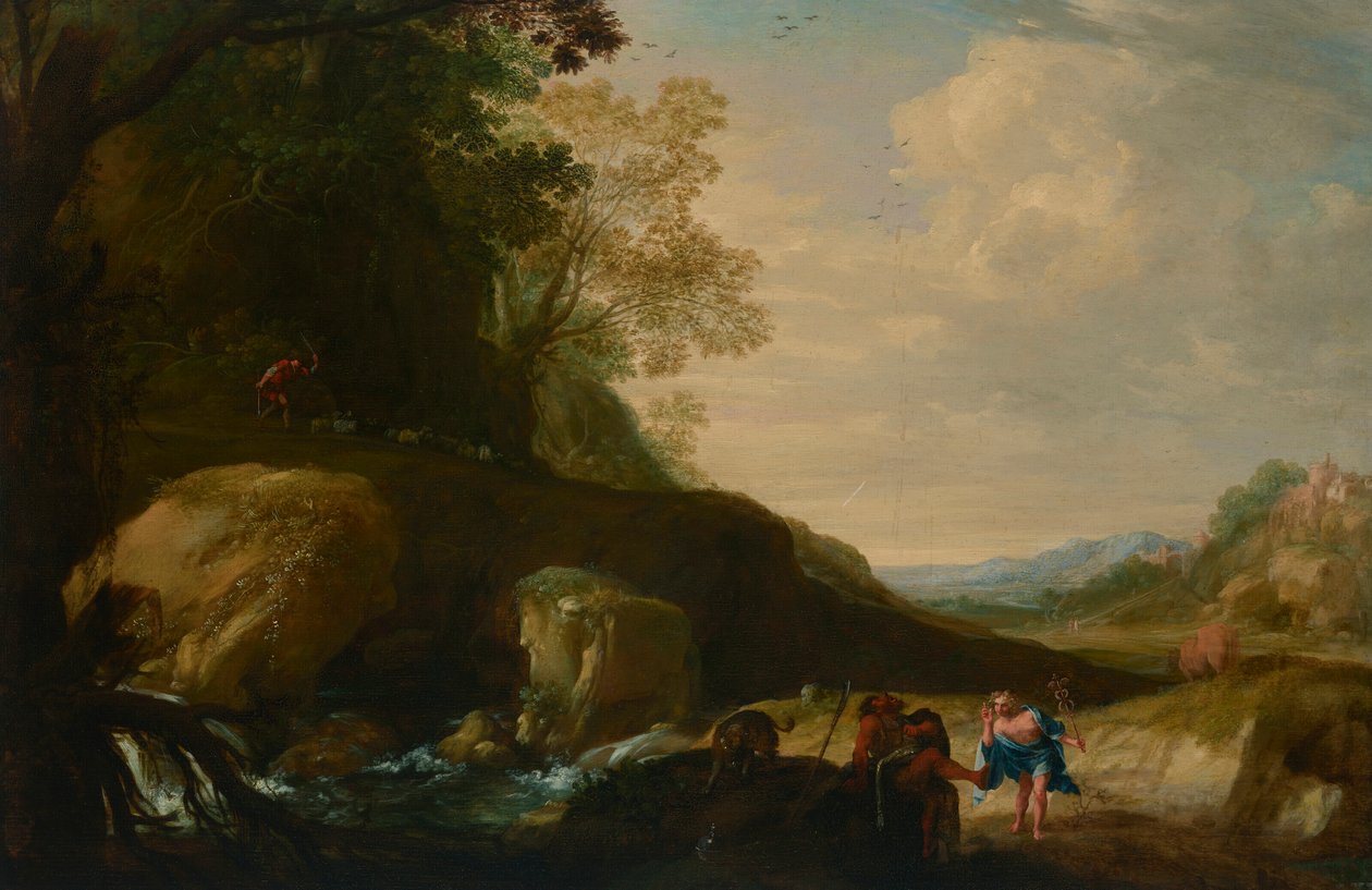 Paysage avec Mercure, Argos et Io - Bartholomeus Breenbergh