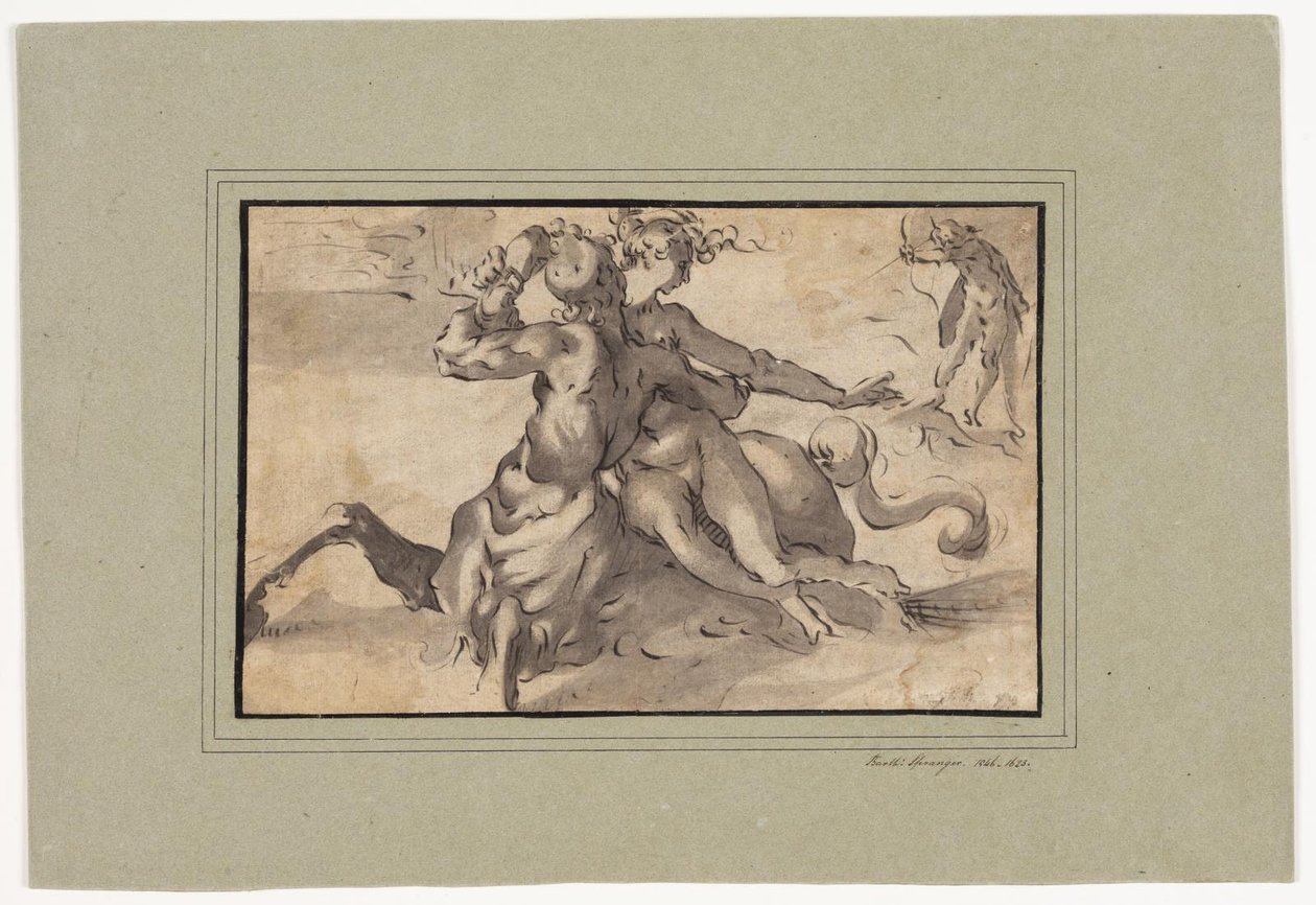Hercule, Déjanire et le centaure Nessus - Bartholomeus Spranger