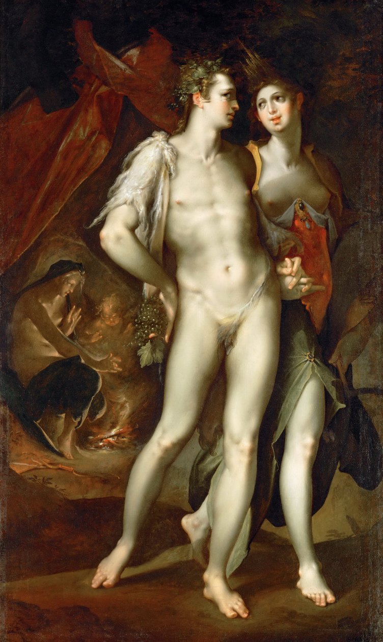 "Sine Cerere et Baccho friget Venus" - Bartholomeus Spranger