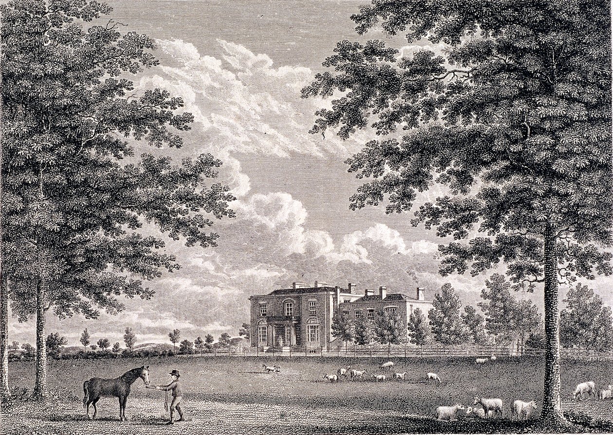 Brockwell Hall, Herne Hill, Lambeth, Londres, 1820 - Bartholomew Howlett