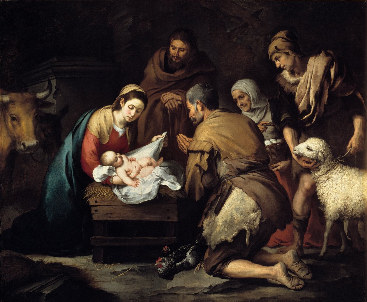 Adoration des bergers - Bartolomé Esteban Murillo