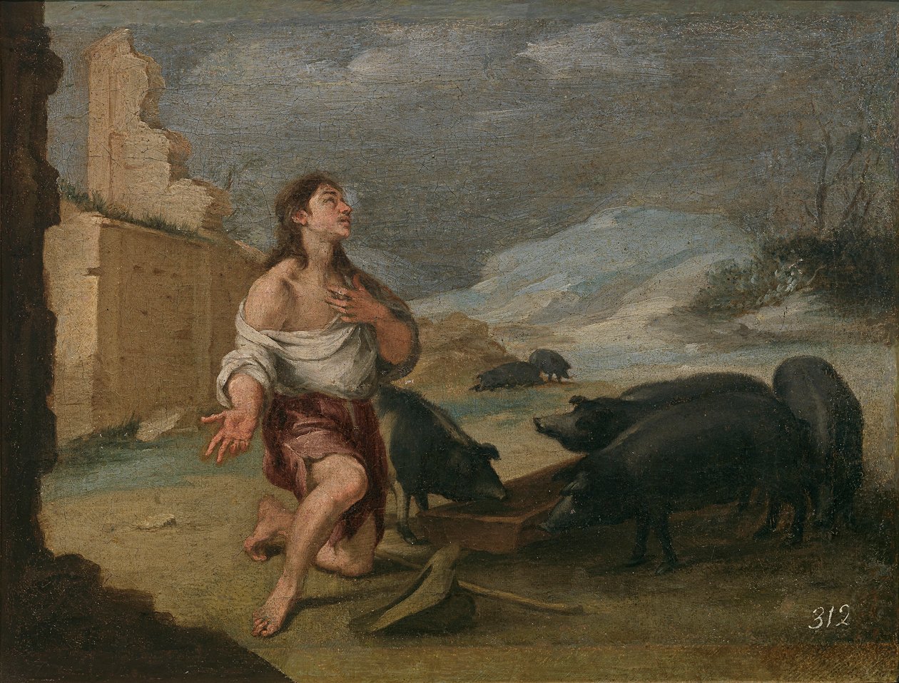 Le fils prodigue abandonné - Bartolomé Esteban Murillo