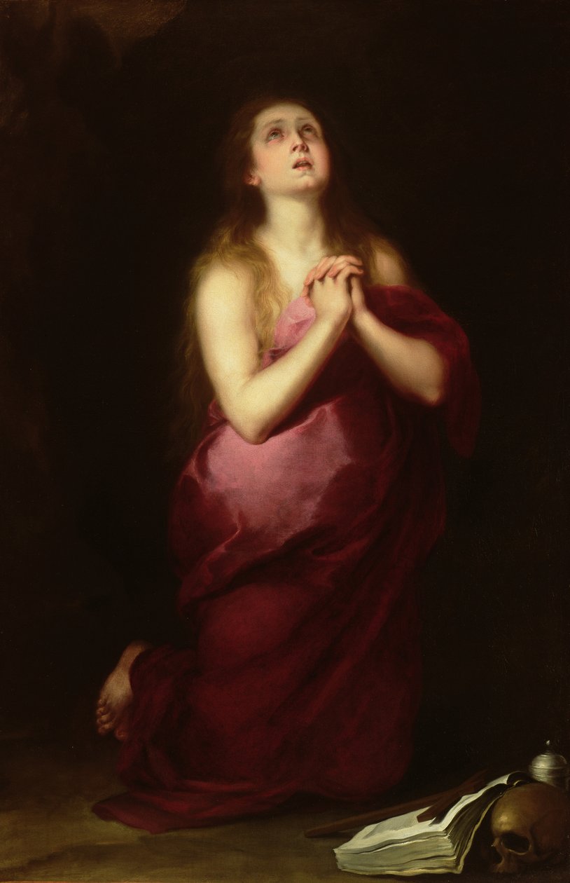 Marie-Madeleine, 1650-55 - Bartolomé Esteban Murillo