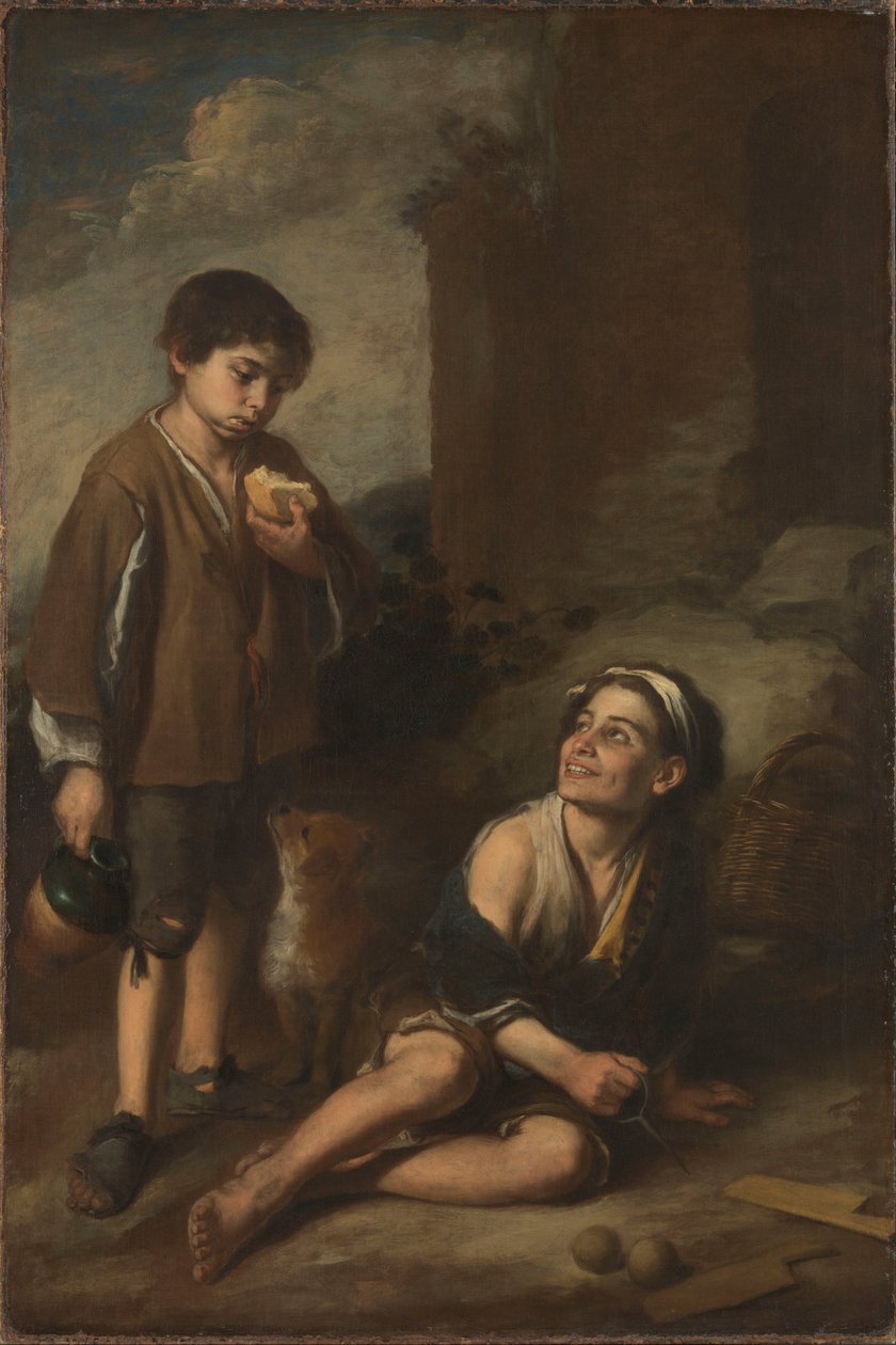 Deux garçons paysans - Bartolomé Esteban Murillo
