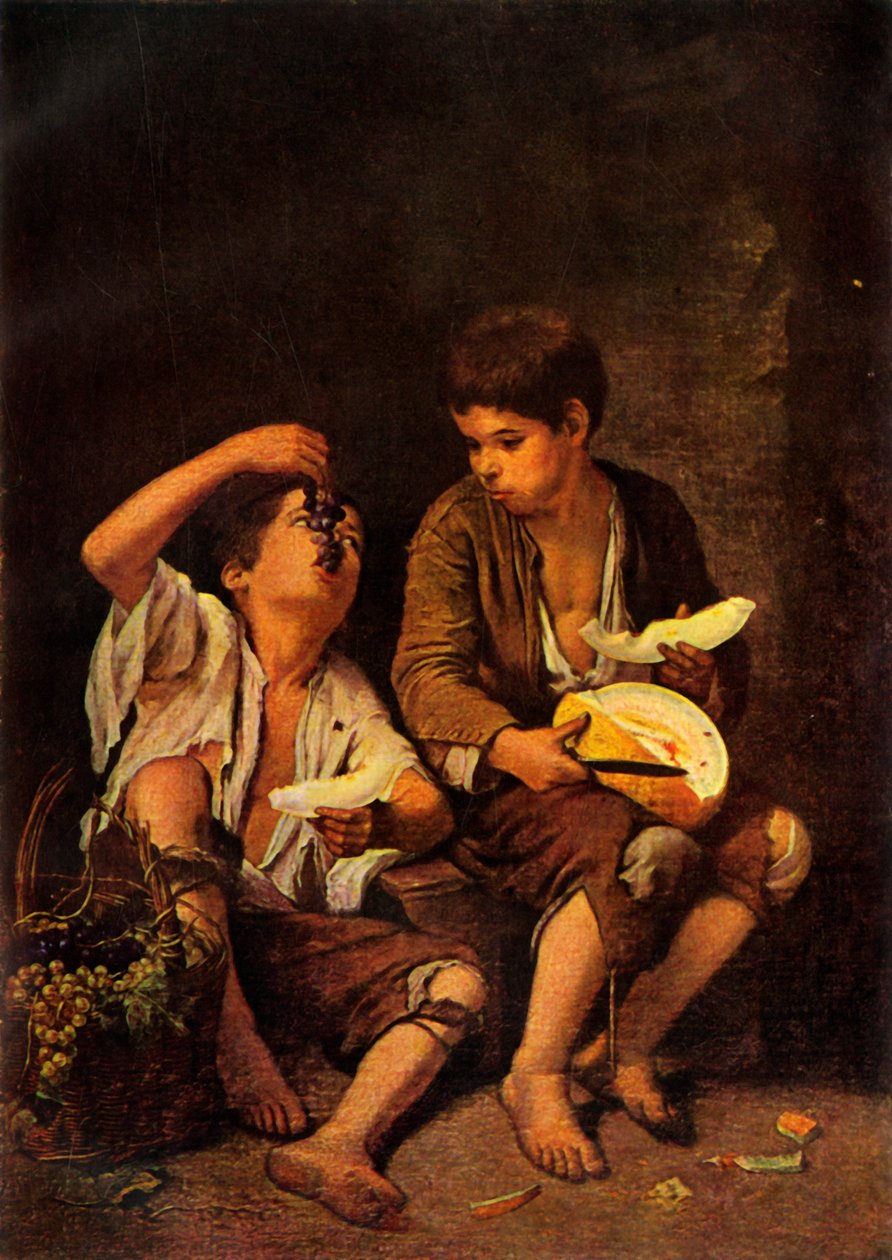 Les mangeurs de melon - Bartolomé Esteban Murillo