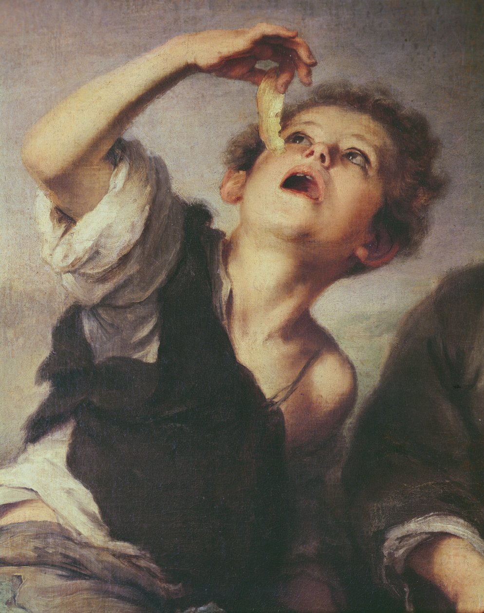 Détail de Enfants mangeant une tarte, 1670-75 - Bartolomé Esteban Murillo
