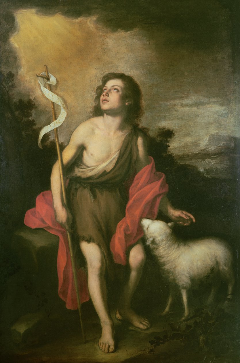 Saint Jean avec un agneau - Bartolomé Esteban Murillo