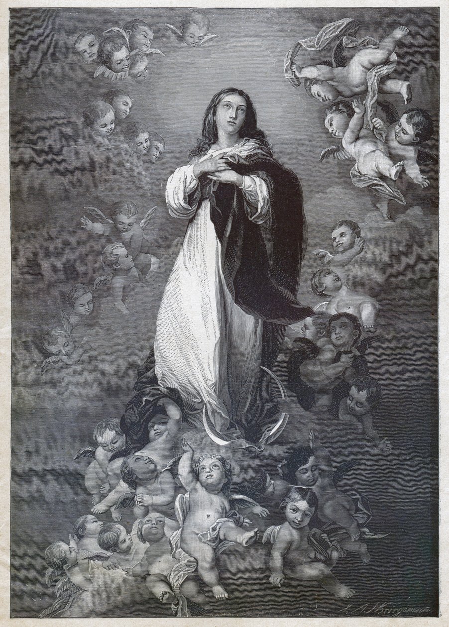 Immaculée Conception - Bartolome Esteban (after) Murillo
