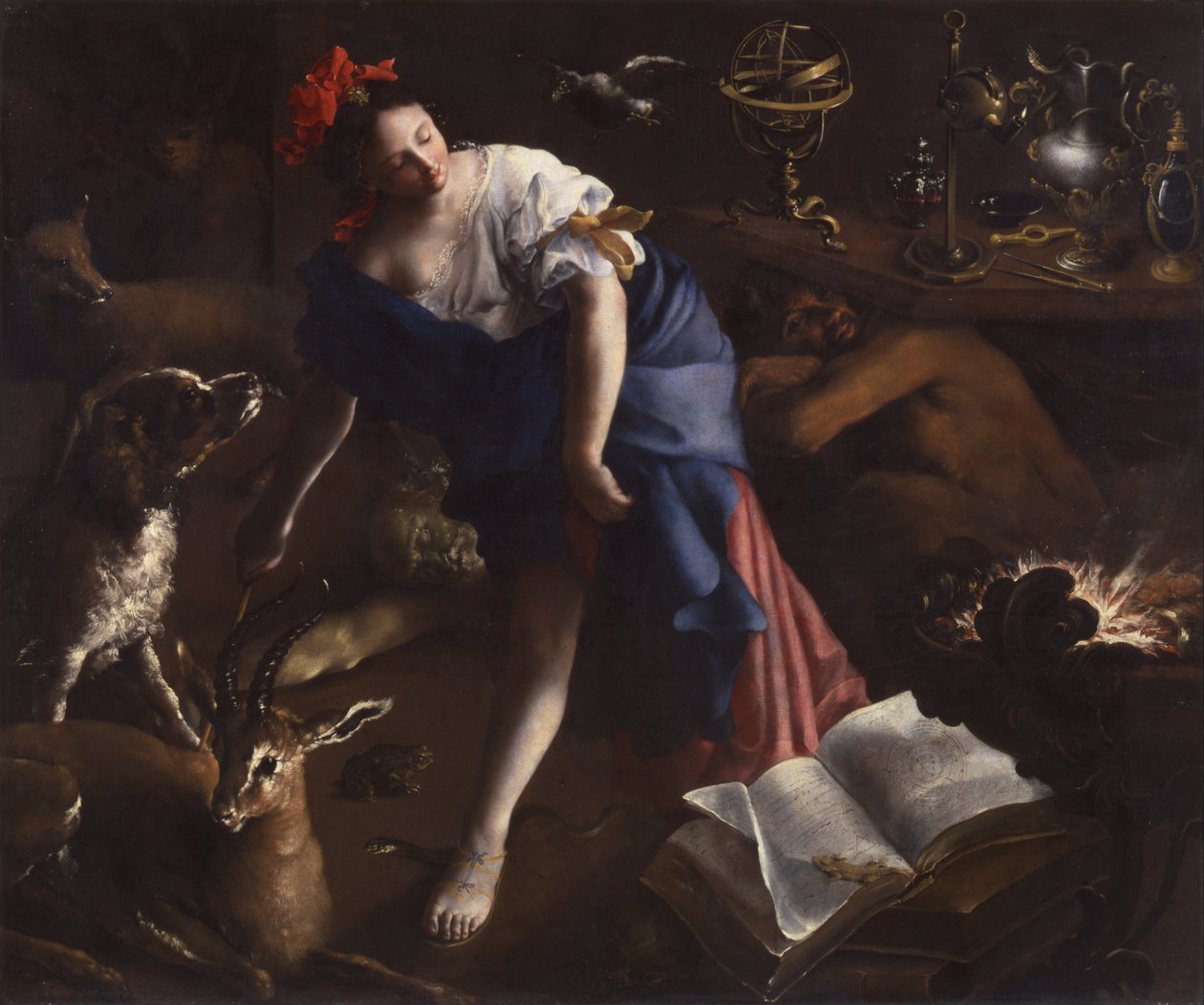 La sorcière - Bartolomeo Guidobono