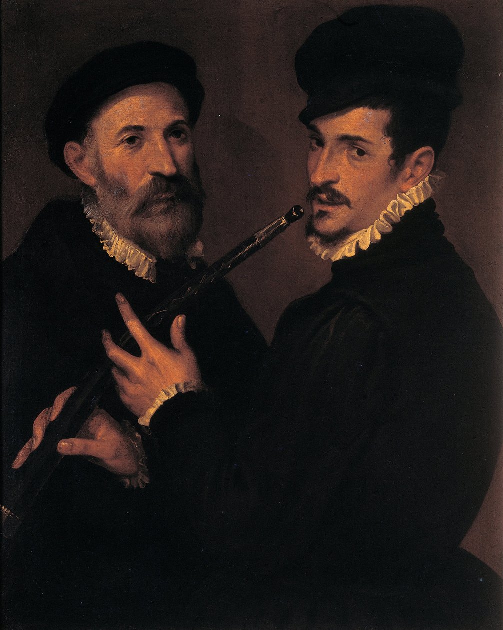 Double portrait de musiciens - Bartolomeo Passerotti