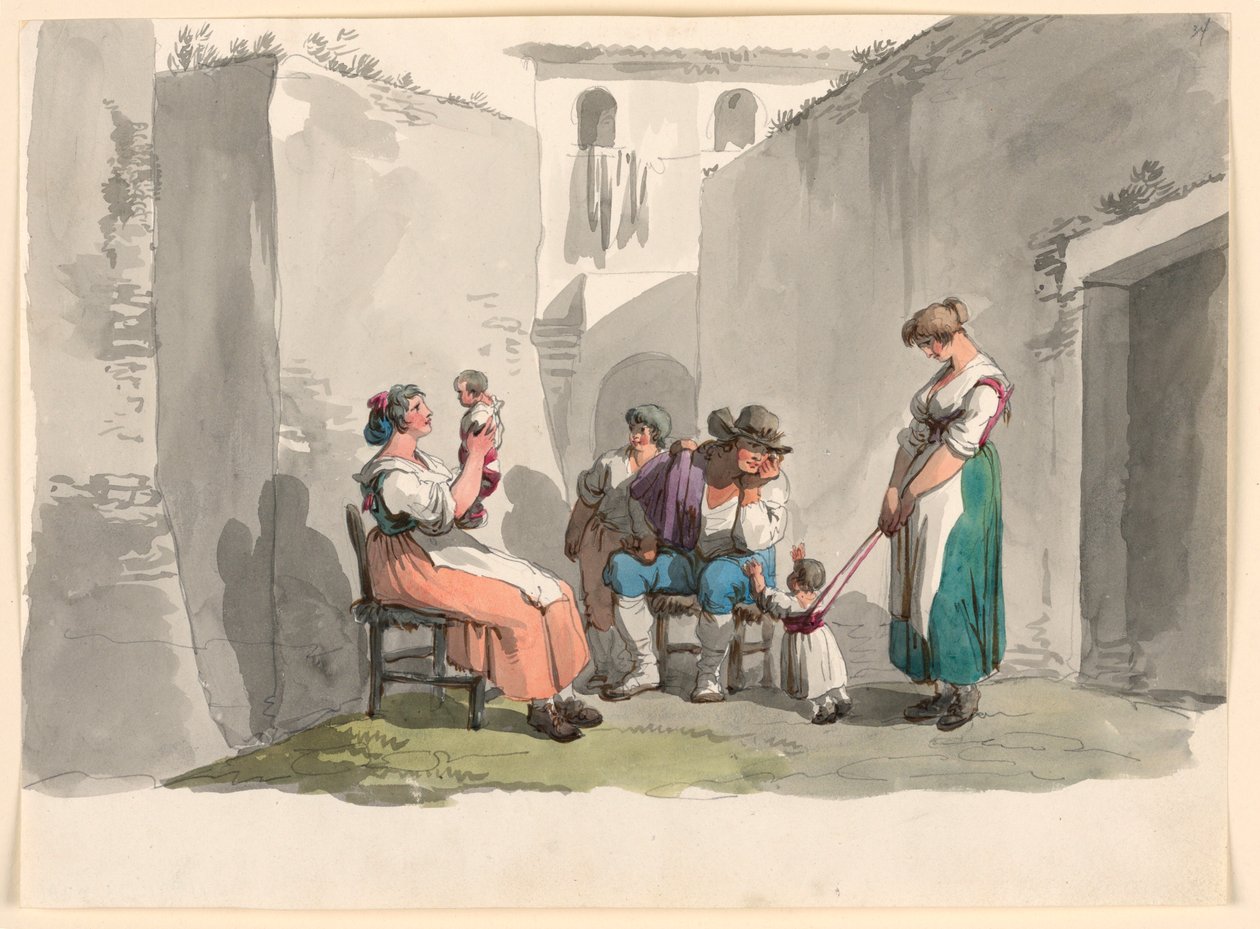 À Tivoli - Bartolomeo Pinelli