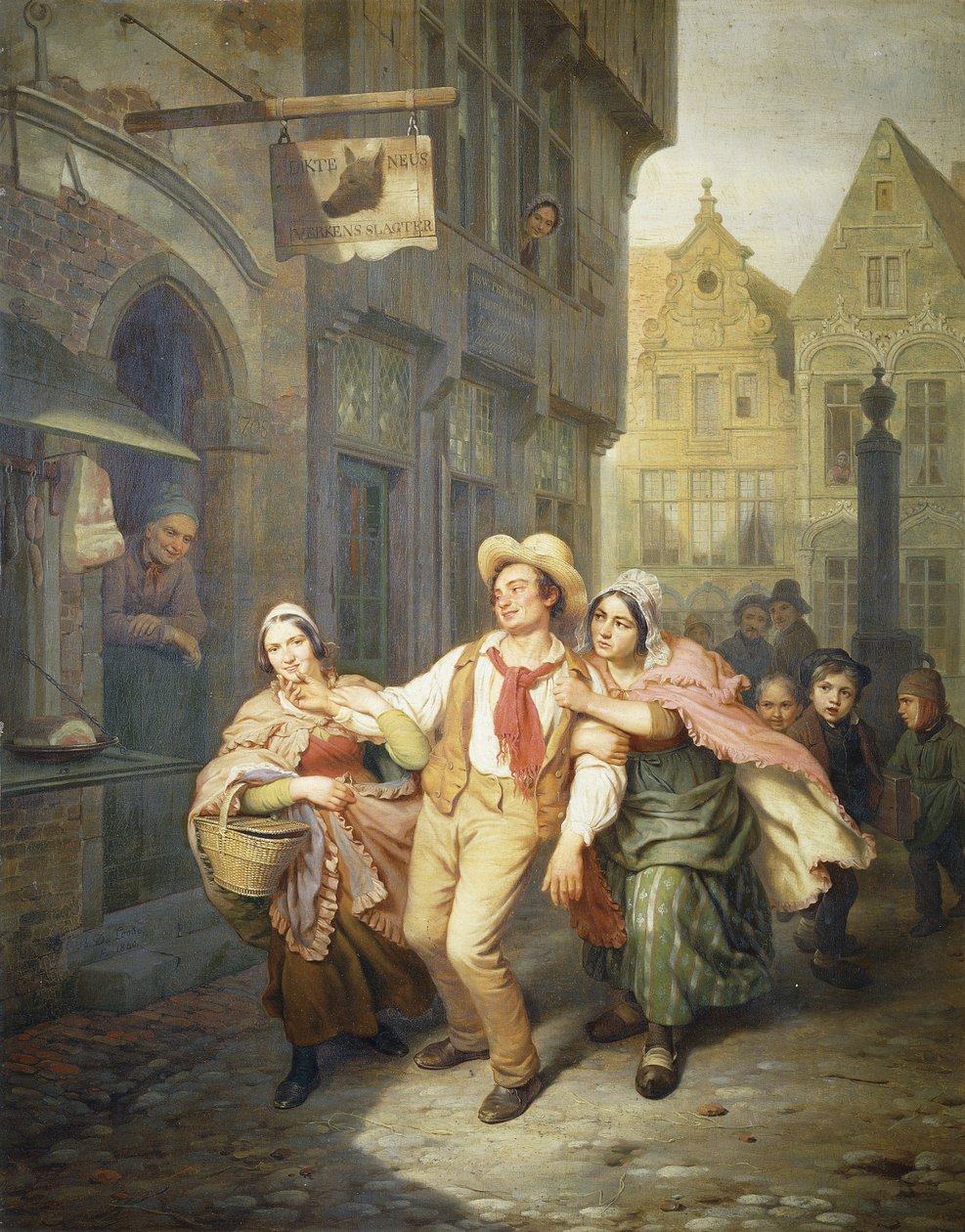 Les Rivaux, 1840 - Basile de Loose