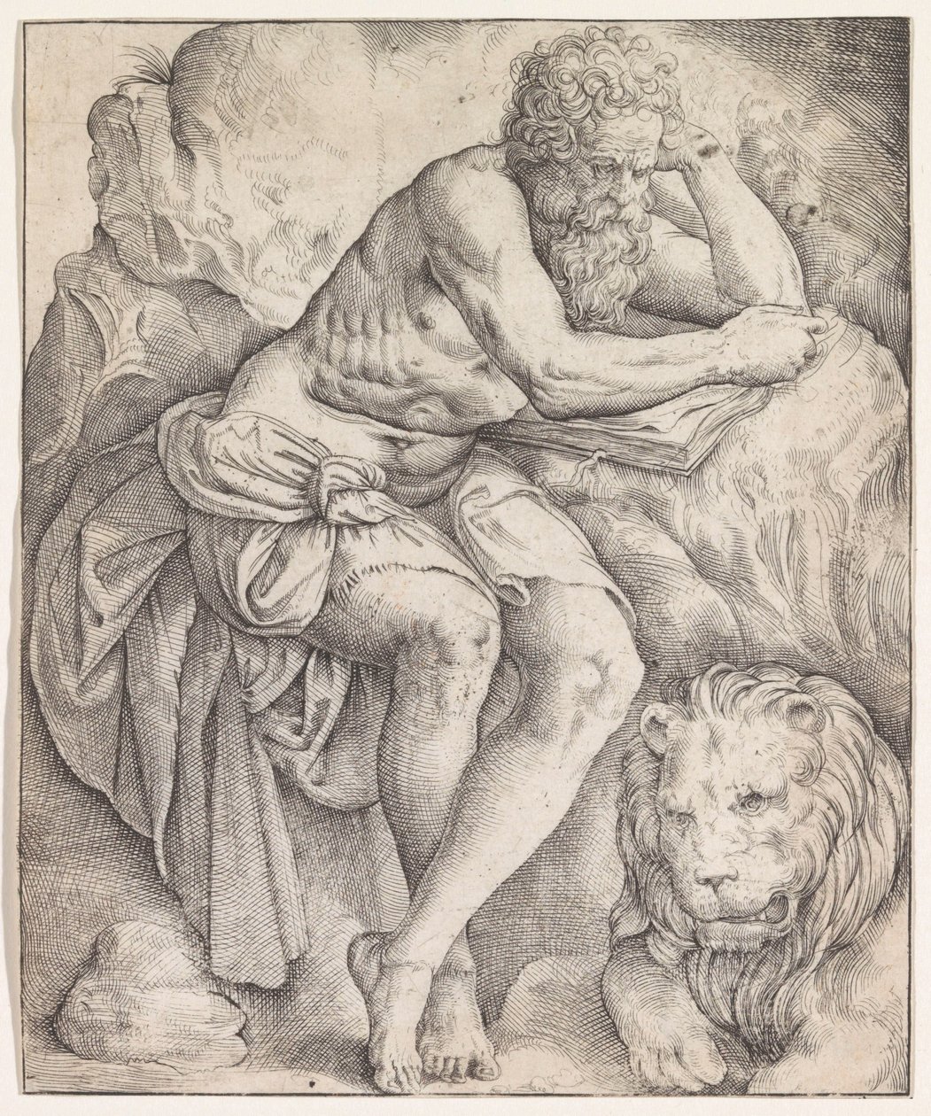 Saint Jérôme - Battista Franco
