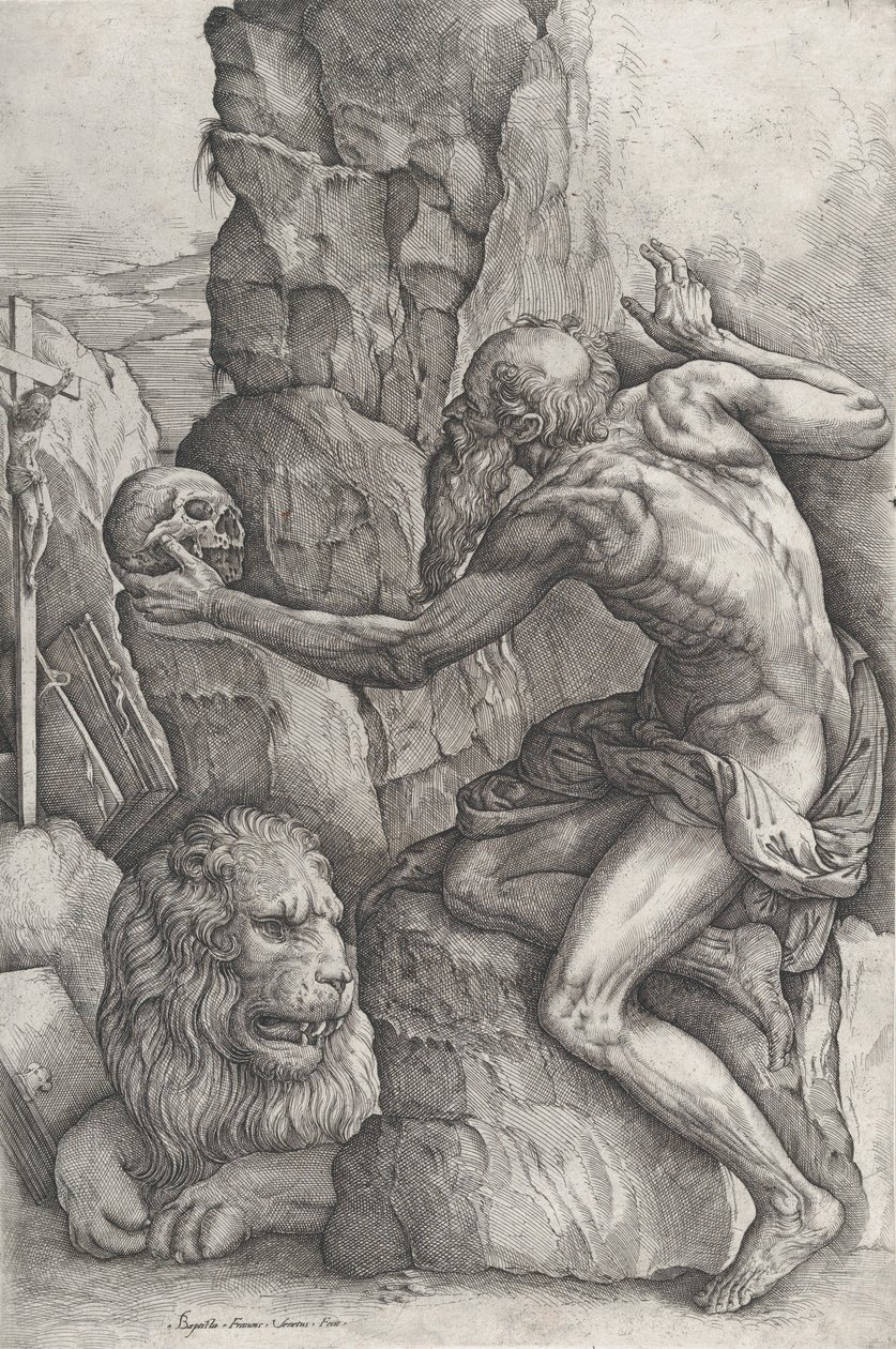 Saint Jérôme, vers 1550-60 - Battista Franco Veneziano