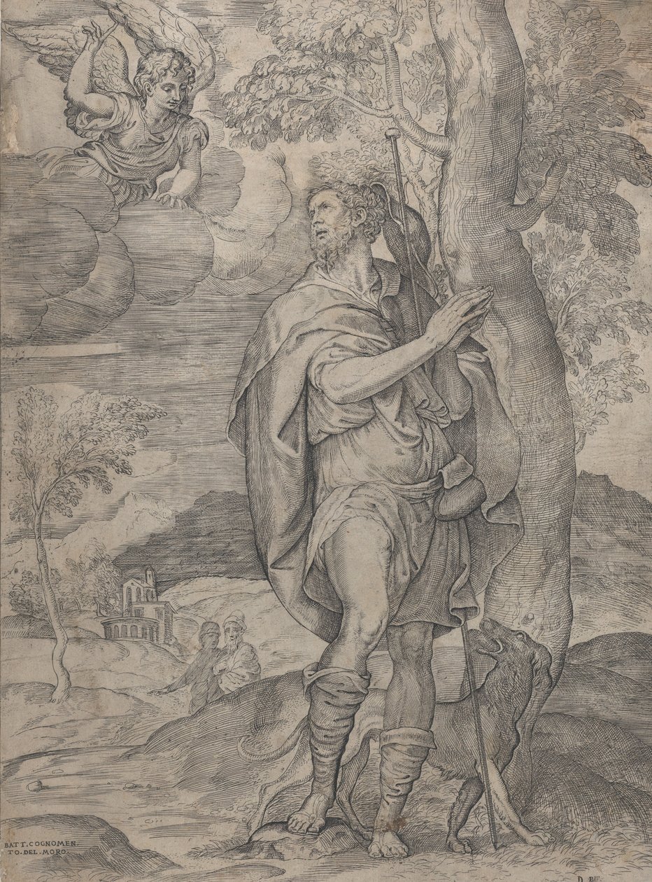 Saint Roch - Battista del Moro