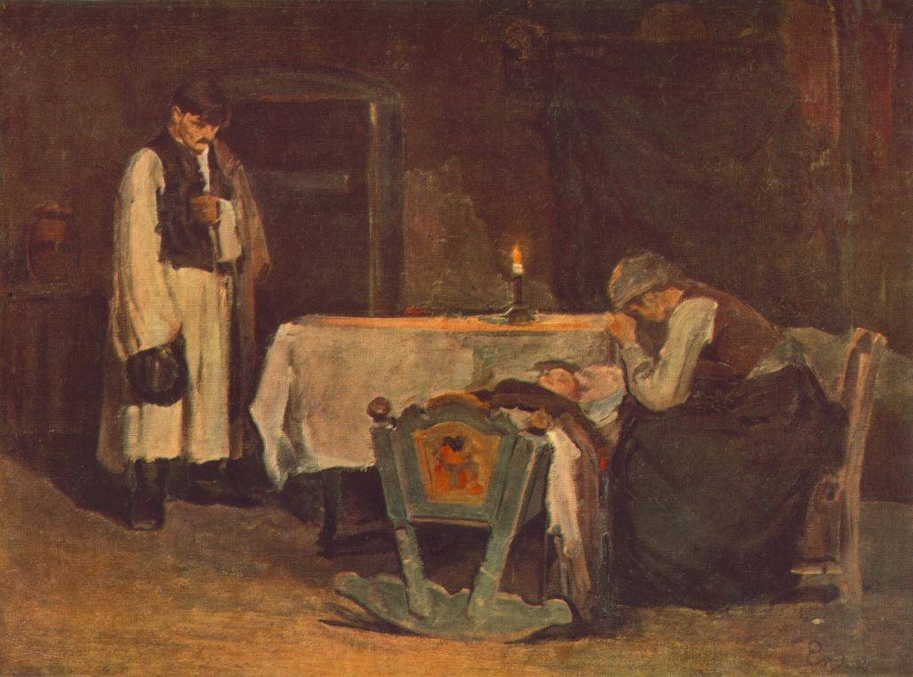 À côté du berceau - Bela Endre