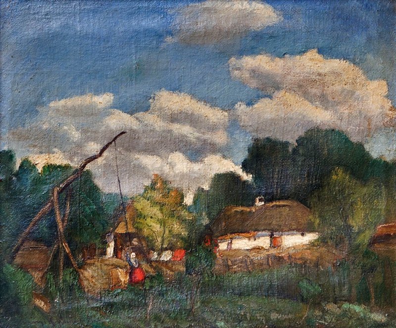 Cour de ferme - Bela Ivanyi Grunwald